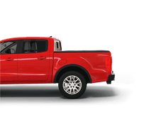 Load image into Gallery viewer, Red 2022 Ford Ranger with Sawtooth Stretch expandable tonneau cover laying flat
