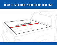 Load image into Gallery viewer, how to measure your 2004 2005 2006 2007 2008 Ford F-150 6&#39; 7&quot; bed truck bed size
